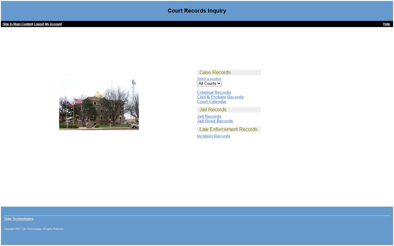 Hale County court records after jail arrest Tyler PublicAccess portal